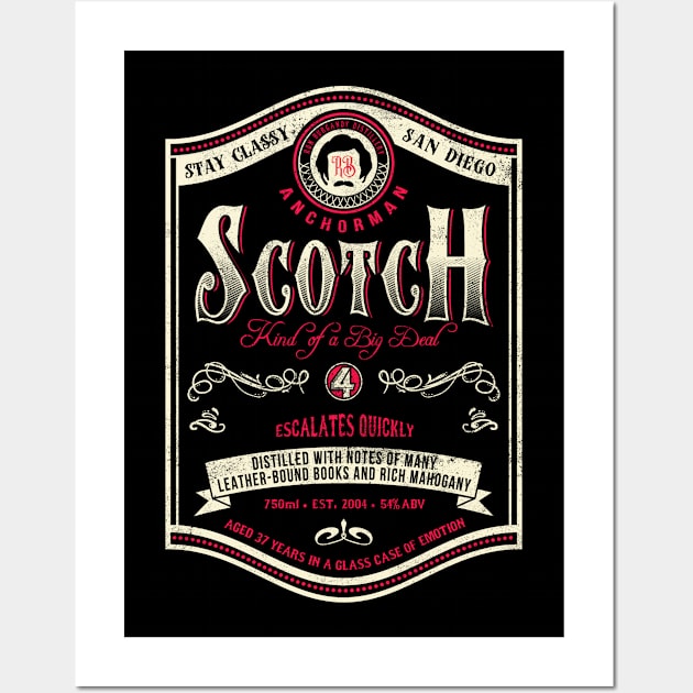 Anchorman Scotch Wall Art by ACraigL